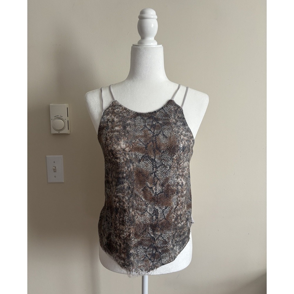 ASTR the Label Top‎ XS Small Sequin Snake Party Going Out Strappy Cute
